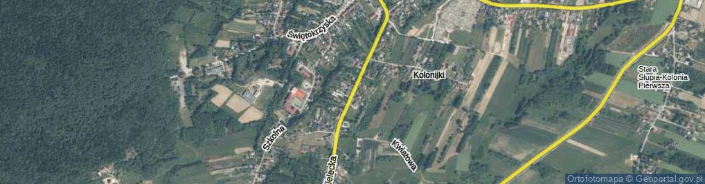 Zdjęcie satelitarne Kielecka ul.